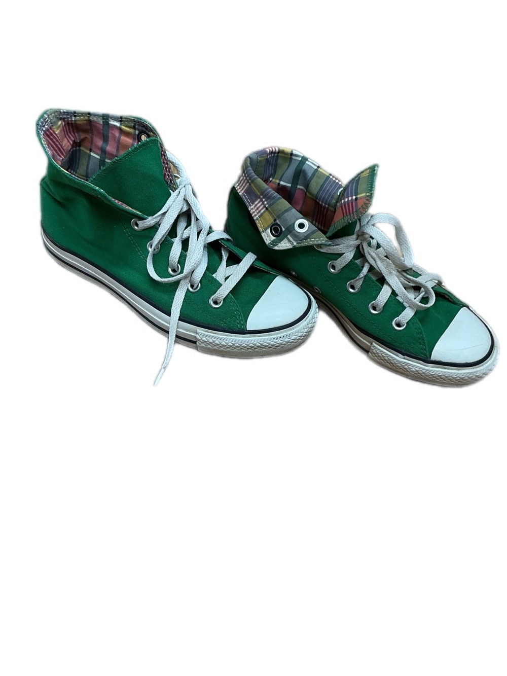 Converse Kelly green high top men's 6 women's 8 - Picture 5 of 13